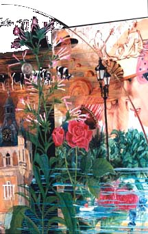 detail of china painting