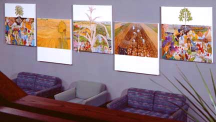 Painting for life science company in Greensboro, NC.